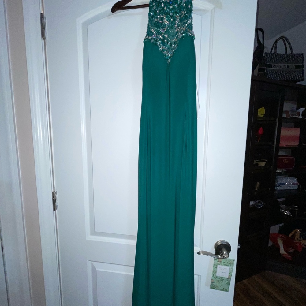 Emerald green Gala/ Prom gown.